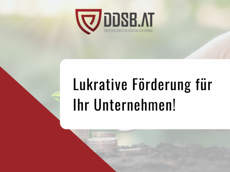 Lukrative Förderung für Ihr Unternehmen